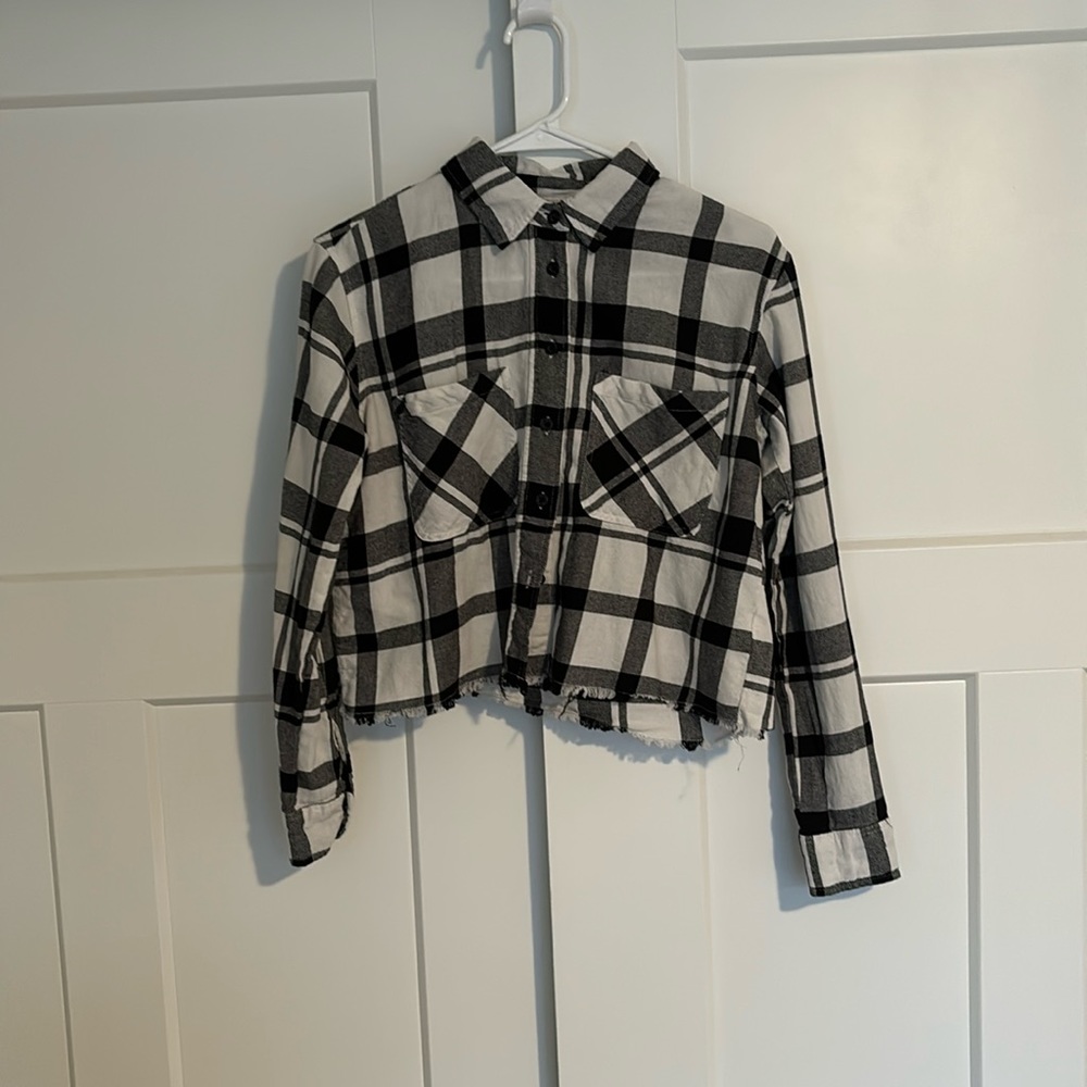 Dry goods cropped flannel